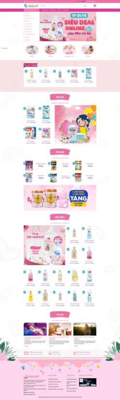 Thời trang bỉm tã sữa baby 2
