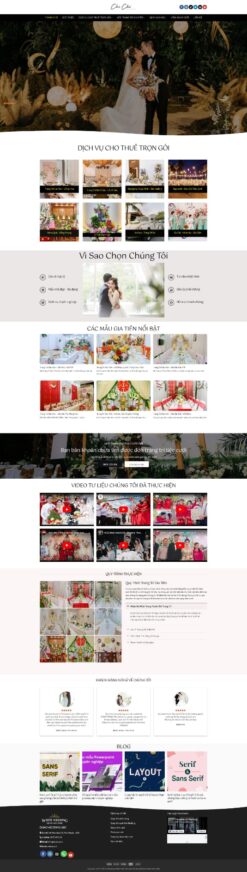 Dịch vụ trang trí gia tiên tiệc cưới