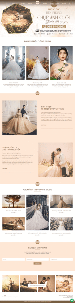 Sự kiện studio chụp ảnh cưới