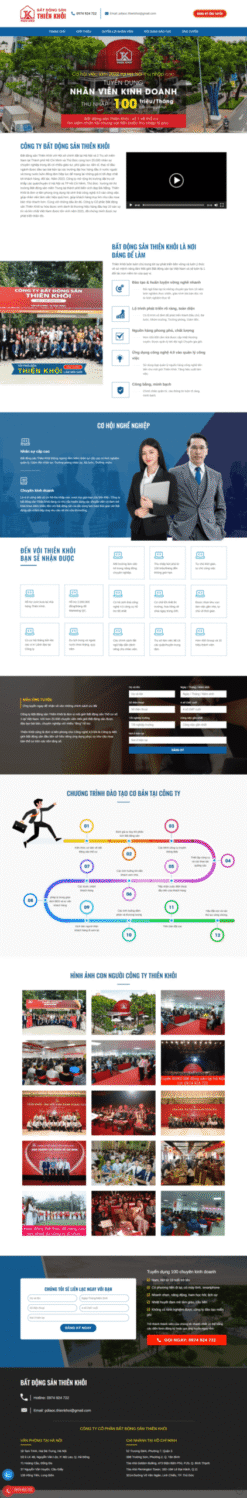 Landing page Bất Động Sản Hà Nội