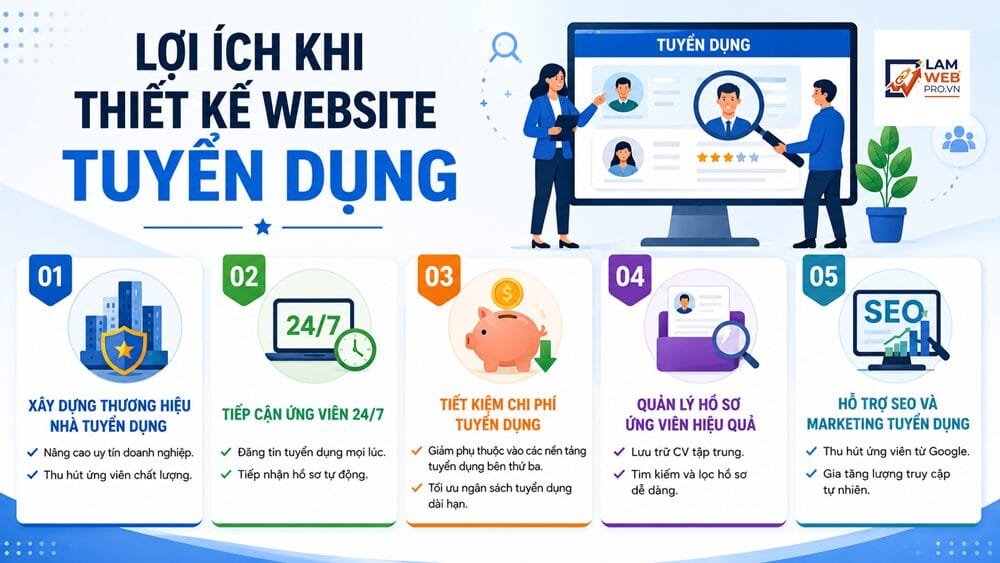 Lợi Ích Khi Thiết Kế Website Tuyển Dụng
