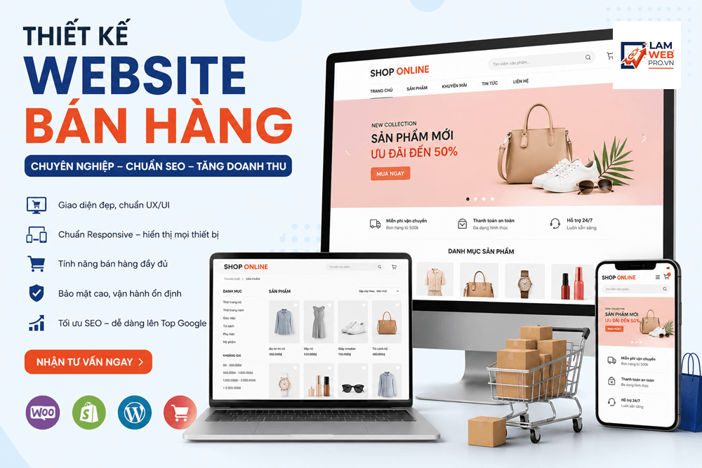 Thiết Kế Website Bán Hàng