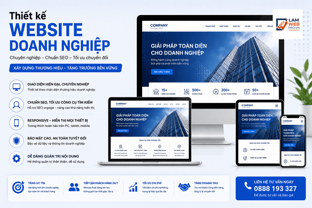Thiết Kế Website Doanh Nghiệp