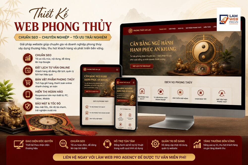 Thiết Kế Web Phong Thủy