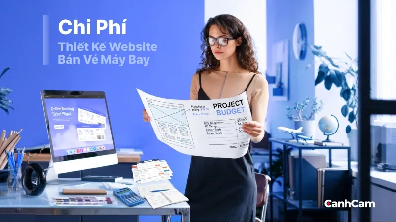 Chi phí thiết kế website bán vé máy bay bao nhiêu