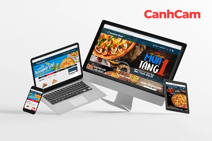dominipizaa Mẫu thiết kế website bán hàng Domino Pizza do Làm Web PRO Agency thực hiện