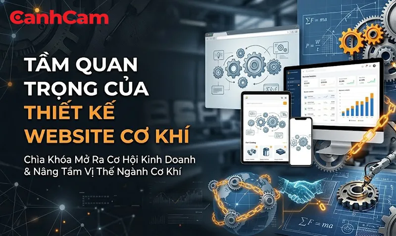 tầm quan trọng của thiết kế website cơ khí
