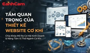 tầm quan trọng của thiết kế website cơ khí