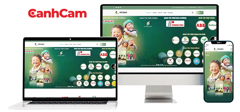 VPS Golf mẫu website khách sạn - resort đẹp
