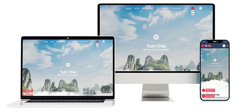 Website du lịch Tuần Châu Group