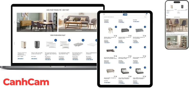 mau-website-noi-that-jysk JYSK Việt Nam Mẫu website bán đồ nội thất đẹp mà Làm Web PRO Agency đã thiết kế