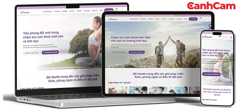 Website Bệnh viện Mắt Sài Gòn do Làm Web PRO Agency thiết kế