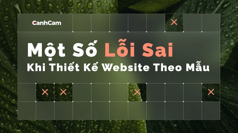 Một Số Lỗi Sai Khi Thiết Kế Website Theo Mẫu