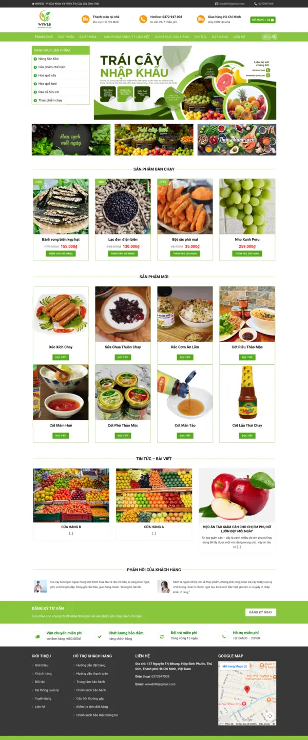 pc-website-nong-san-2 Website Nông sản 2