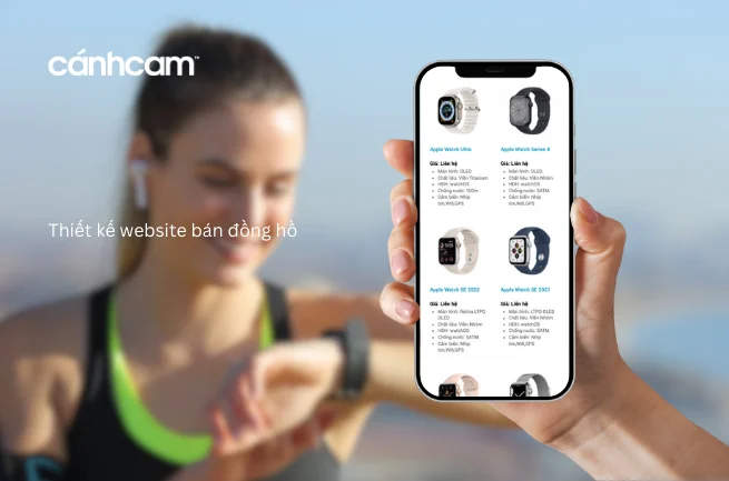 Thiết kế website bán đồng hồ Thiết kế website bán đồng hồ