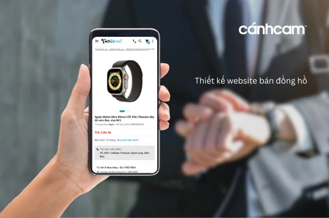 Lợi ích khi thiết kế website bán đồng hồ Thiết kế website bán đồng hồ