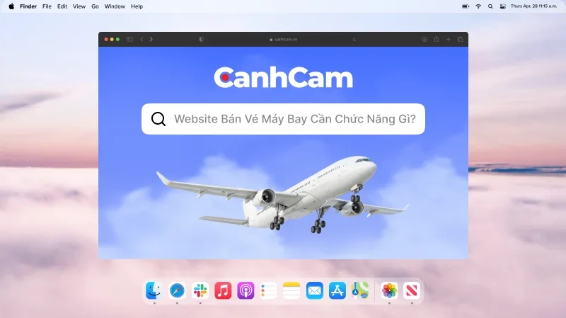 Thiết kế website bán vé máy bay cần chức năng gì