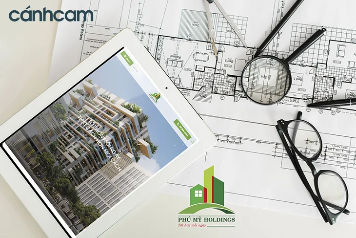 Website bất động sản Phú Mỹ Holdings do Làm Web PRO Agency thiết kế