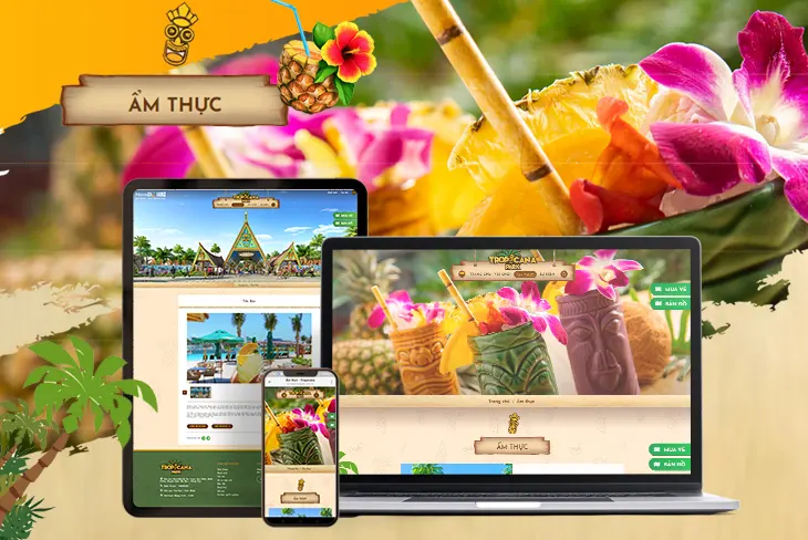 Website du lịch Tropicana Park