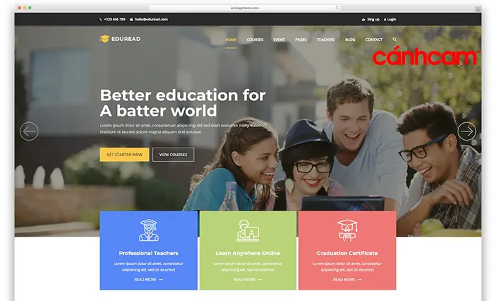 Thiết kế website trường học chuẩn SEO