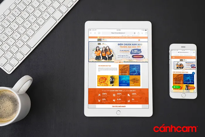 Làm Web PRO Agency thiết kế website trường đại học FPT
