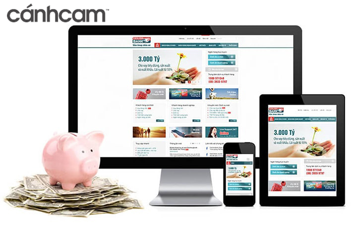 Website Kiên Long Bank được thiết kế bởi Làm Web PRO Agency