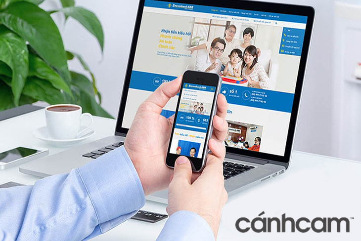 Website Sacombank được thiết kế bởi Làm Web PRO Agency