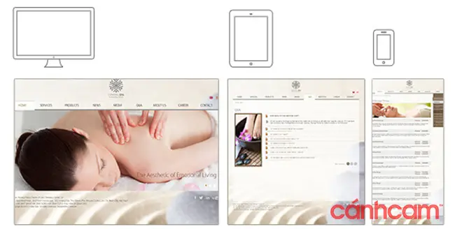 Thiết kế website thẩm mỹ viện chuẩn Mobile Responsive