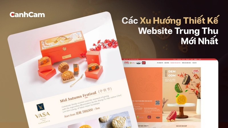 Các mẫu thiết kế website trung thu