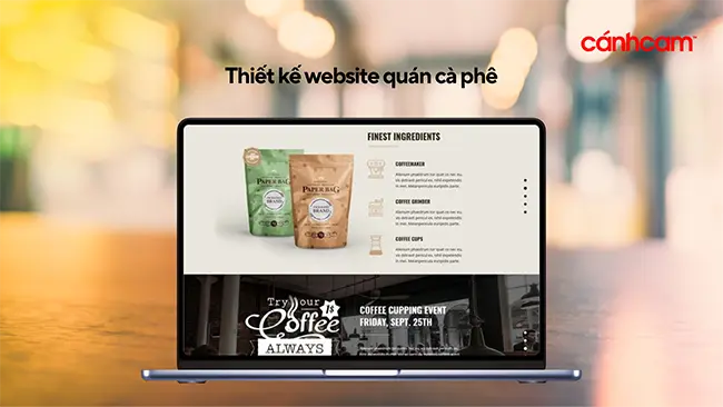 Vì sao quán cà phê nên có website riêng