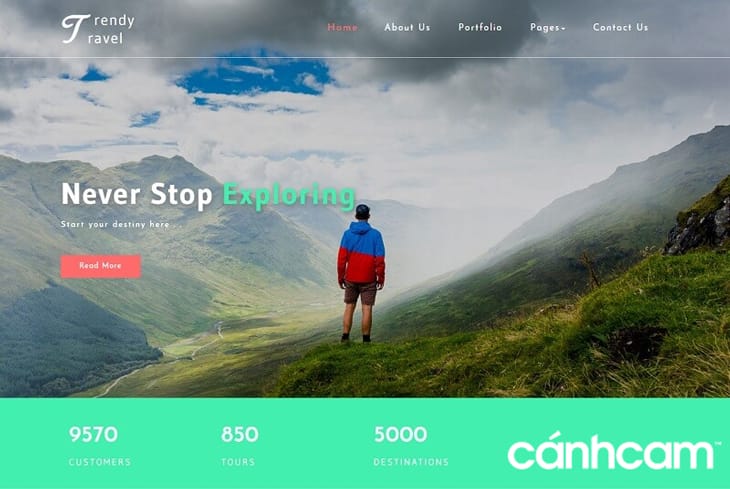 trải nghiệm thực tế ảo vào thiết kế website du lịch chuyên nghiệp