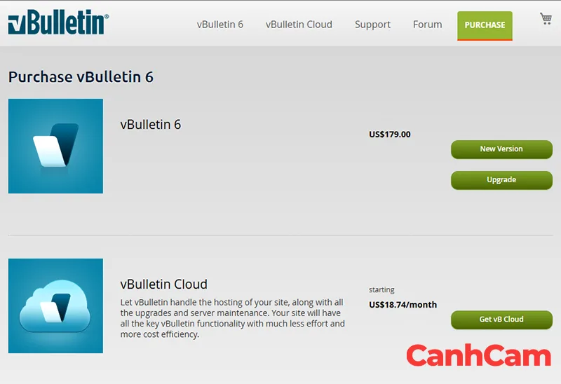 giá bản quyền diễn đàn vBulletin