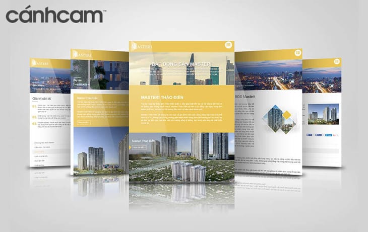 web-bat-dong-san Một mẫu giao diện thiết kế website ngành xây dựng do Làm Web PRO Agency thực hiện