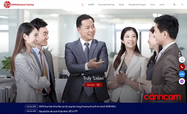 thiết kế website xuất khẩu lao động chuyên nghiệp